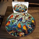 Puzzle puzzle per uccelli in vetro colorato 1000 pezzi